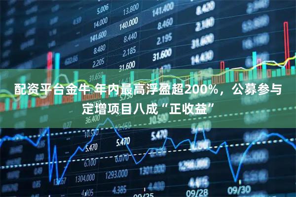 配资平台金牛 年内最高浮盈超200%，公募参与定增项目八成“正收益”