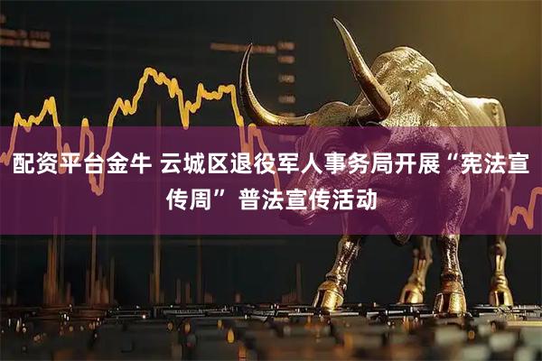 配资平台金牛 云城区退役军人事务局开展“宪法宣传周” 普法宣传活动